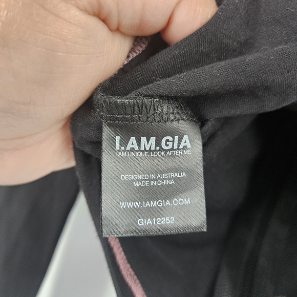 I.AM.GIA Black Y2K Long Sleeve Gia Full Zip Blare Hoodie NWT - Picture 11 of 12